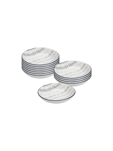 Ritzenhoff & Breker 12er Set Dipschalen Sendai Ranke in ø 10,3 cm in grau