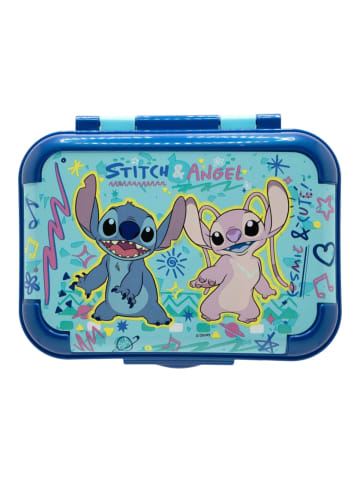 Disney Lilo & Stitch Brotdose Kinder Lunchbox mit Deckel – bruchsicher & bunt in Blau