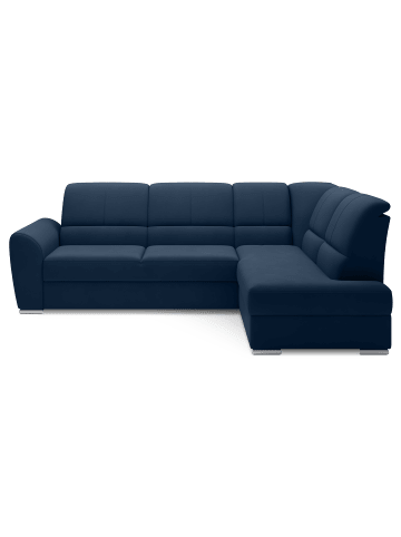 MF Design Silver Recamiere Rechts in Navyblau -  (L) 270 x (B) 270 x (H) 93 cm