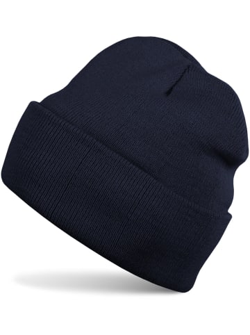 styleBREAKER Strickmütze in Navy