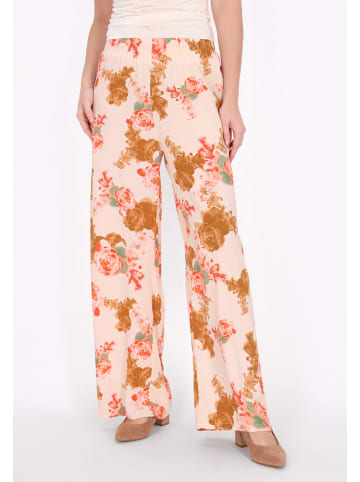 Usha Women Pants in cream multicolor