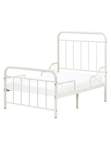 Beliani Kinderbett ANAIS in Weiß - (W) 96 x (H) 111 x (L) 138 cm