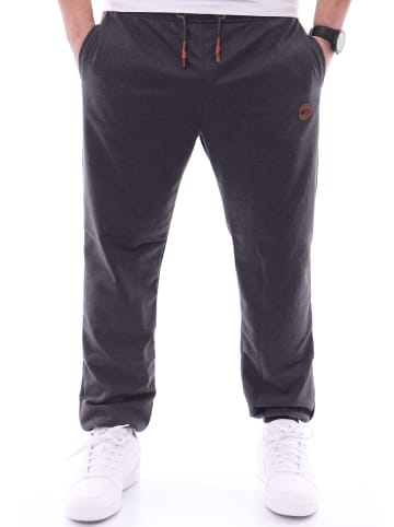 RESLAD Jogginghose mit Brandpatch in anthrazit