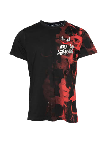Roberto Geissini Red Allover Skull T-Shirt