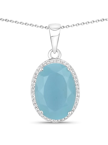Rafaela Donata Kette Sterling Silber Chalcedon (gefärbt) in silber