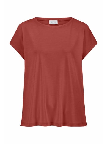 Hessnatur Shirt Oversize in terrakotta