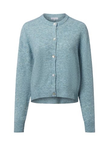 Marie Lund Strickjacke in hellblau petrol - 0003