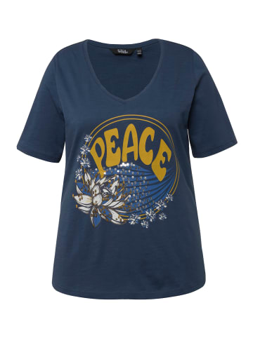 Ulla Popken Shirt in dunkelblau