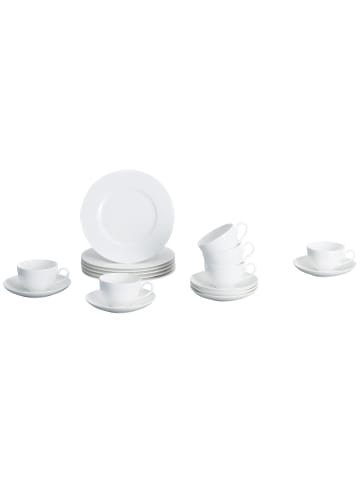 Villeroy & Boch 18er Set Kaffee-Set Royal weiß in weiß