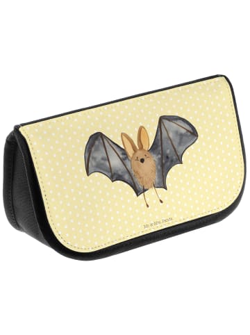 Mr. & Mrs. Panda Make-Up Tasche Fledermaus Flügel ohne Spruch in Gelb Pastell