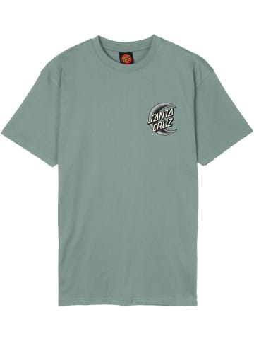 Santa Cruz T-Shirt "Crescent Moon Chest T-Shirt" in Braun
