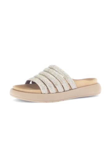 Gabor Pantoletten in gold