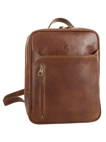 piké Rucksack echt Leder in braun