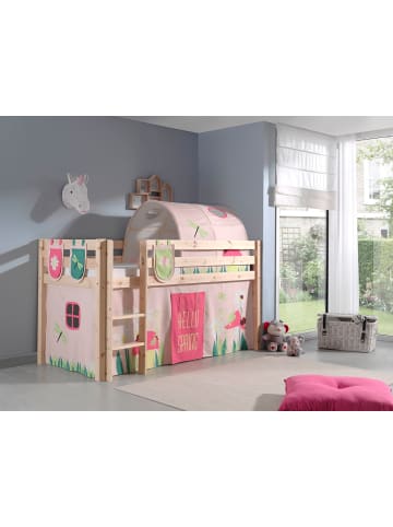 58 aufm Kessel KINDERBETT Karolina 210x114x106 Massivholz Natur Textilset Spring 4