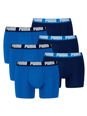 Puma Boxershort 6er Pack in Blau