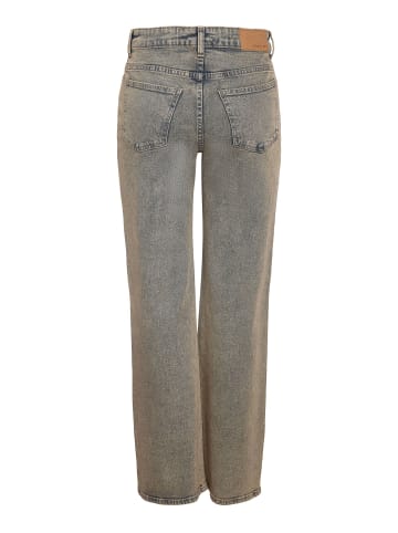 Noisy may Straight Fit Jeans in Light Blue Denim
