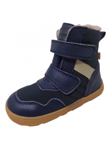 bisgaard Klettstiefel Barefoot Timo TEX in Blau