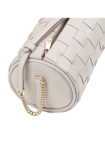 DuDu Abigail Umhängetasche Leder 19.5 cm in pearl grey