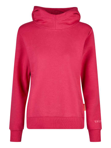 Salzhaut Kapuzenpullover für Damen in rot