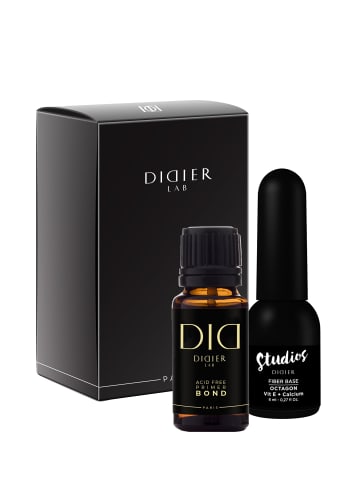 Didier Lab Nagellack SET Acid Free Primer + Octagon Base Coat in clear