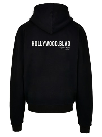 F4NT4STIC Ultra Heavy Hoodie Hollywood blvd OVERSIZE HOODIE in schwarz