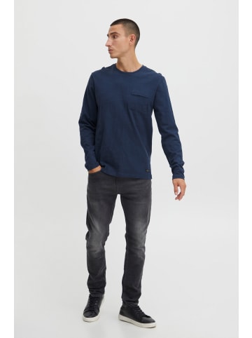 BLEND Langarmshirt Langarmshirt in Blau