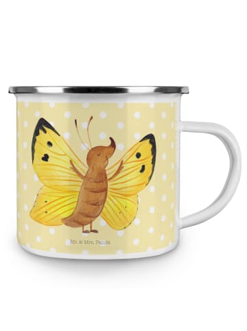Mr. & Mrs. Panda Pott Schmetterling Zitronenfalter ohne Spruch in Gelb Pastell