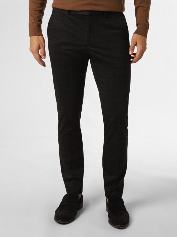 Finshley & Harding London Baukasten-Hose Hoxdon in anthrazit blau