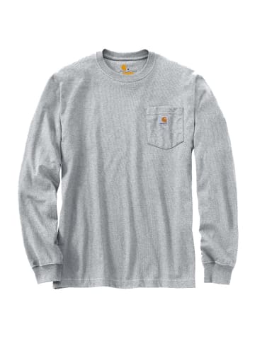 CARHARTT Longsleeve "WW Pocket K126" in Grau