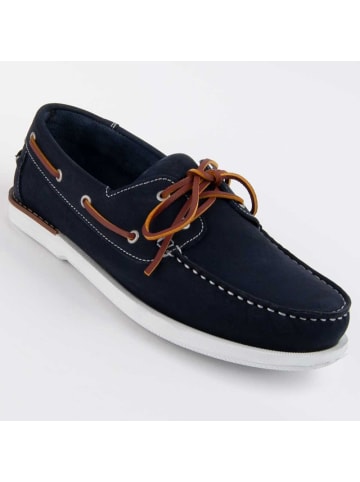 Purapiel Mokassins Weiß Nautical Puranautic12 in Blau