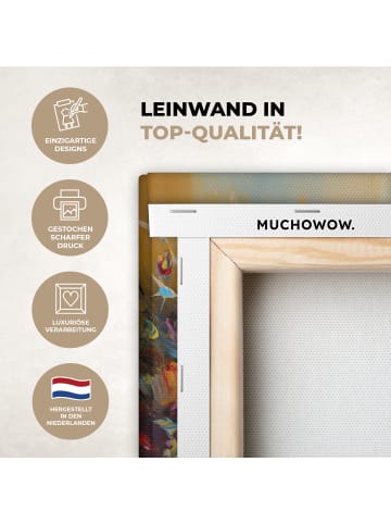 MuchoWow Leinwand bilder Blumenmeer (BxH)