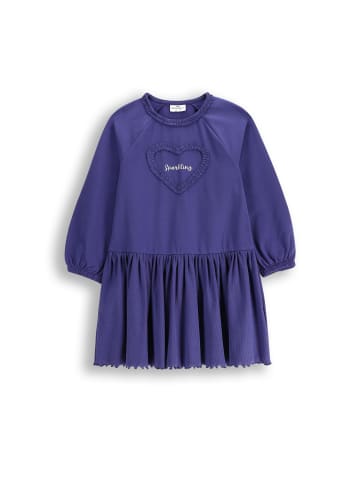 Coccodrillo Kleid mit langen Ärmeln in dunkelblau