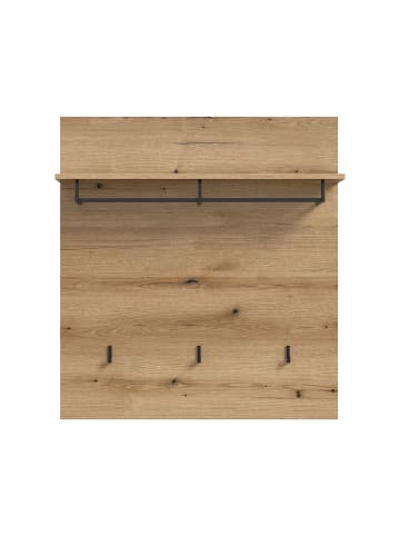 ebuy24 Wandgarderobe Scout Eiche 90 x 27 cm