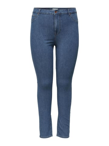 ONLY Carmakoma Skinny Jeans in Medium Blue Denim
