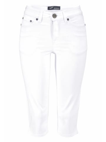 ARIZONA Caprijeans in weiß