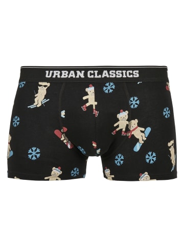 Urban Classics Boxershorts in teddy aop+jasper+navy