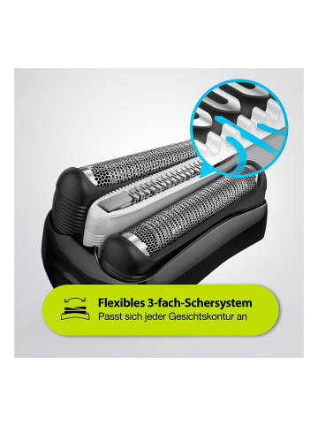 Braun Herrenrasierer Series 3 3000BT in Schwarz