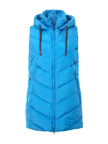 Ulla Popken Steppweste in helles petrolblau