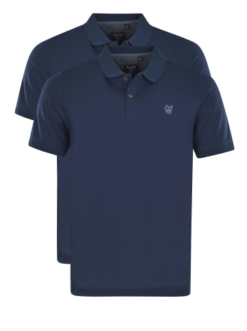 hajo Poloshirt Pique in Admiralsblau