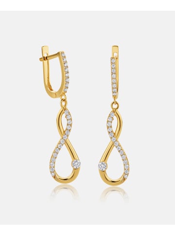 Diamant L'éternel Ohrringe aus 585 Gelbgold