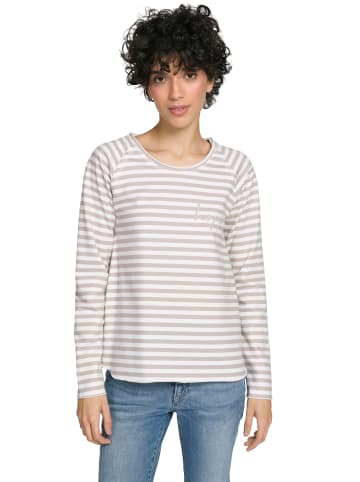 Gina Laura Sweatshirt in sandstein