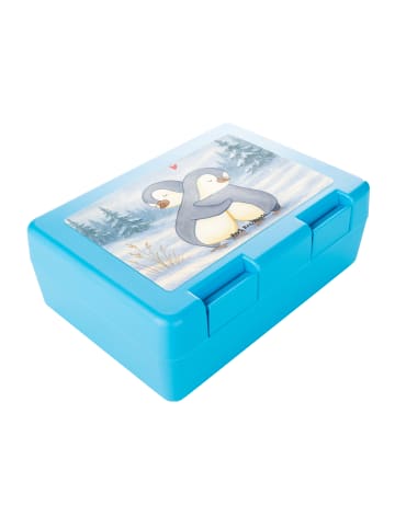 Mr. & Mrs. Panda Bentobox Pinguine Kuscheln Design ohne Spruch in Weiß