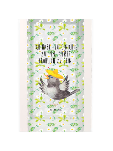 Mr. & Mrs. Panda Kerzenständer Rabe Sombrero mit Spruch in Transparent