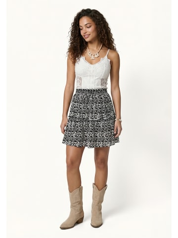 aleida Women Skirt in BLACK WHITE