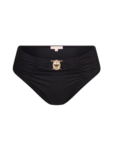 Moda Minx Bikini Hose Amour Rouched High Waist in Schwarz