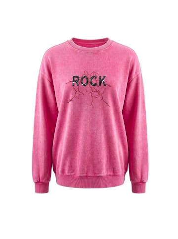 myMo ROCKS Women Sweatshirt in Fuchsia