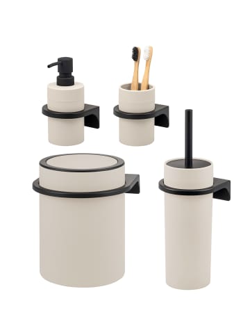 bremermann Bad-Accessoires Set SAVONA 4tlg. rund