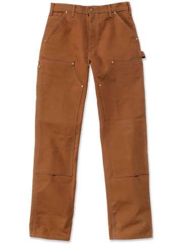 CARHARTT  Arbeitshose "Duck D. Front Logger B01" in Braun