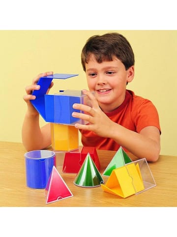 Learning Resources® Original Faltbare geometrische Formen 16 Stück montessori Mathe 2. Klasse 7+
