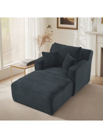 ABRIHOME Bequemes Schlafsofa, Relaxsessel ohne Montage in Grau